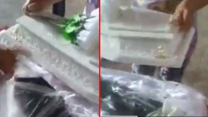 Ölen bebeklerinin tabutunda bebeği bulamayan aile, cenazeyi ertelemek zorunda kaldı