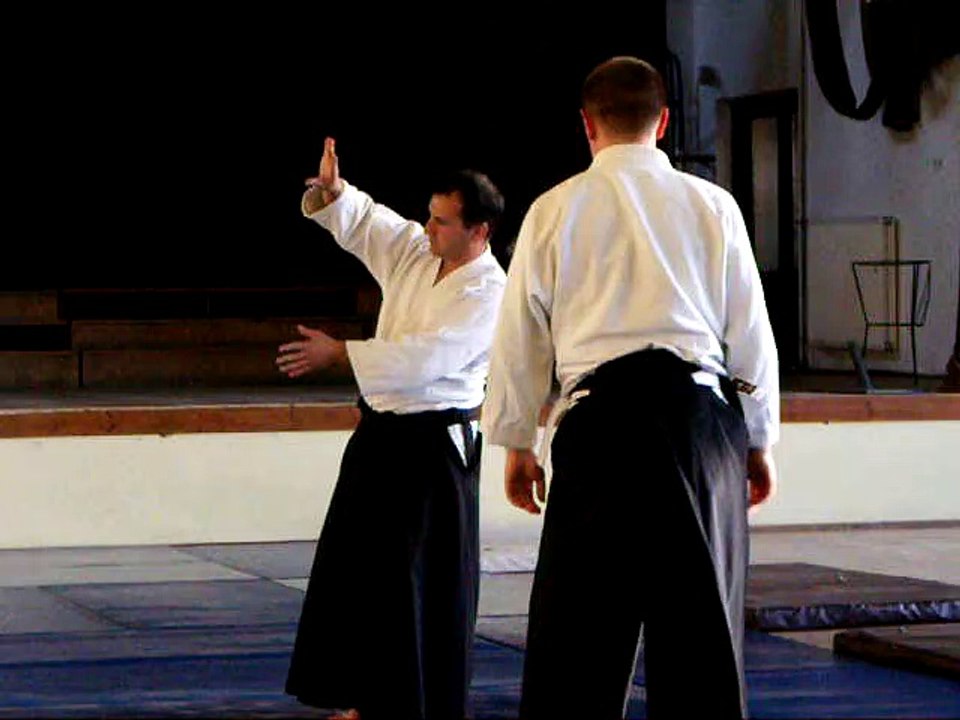 chudan-tsuki - irimi-nage (ura)