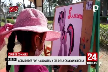Clubes zonales celebrarán a lo grande Halloween y el Día de la Canción criolla