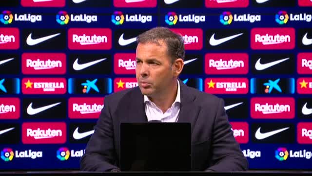 Calleja, tras el empate ante el Barça: Yo valoro todo y para mí es un puntazo