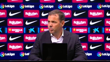 Calleja, tras el empate ante el Barça: "Yo valoro todo y para mí es un puntazo"