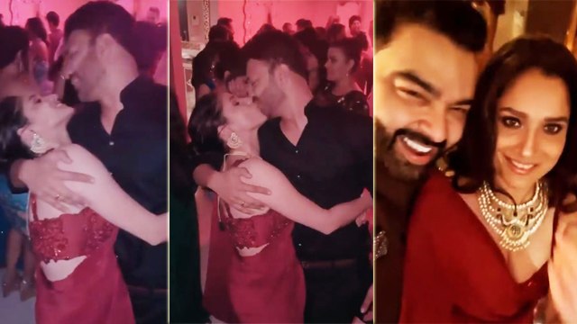 Ankita Lokhande & Vicky Jain Share A Passionate Kiss At Diwali Party