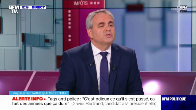 Xavier Bertrand: En tant que président de la République, je dénoncerai les accords du Touquet