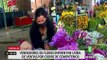 Comerciantes de flores en crisis por caída de ventas ante anunciado cierre de cementerios