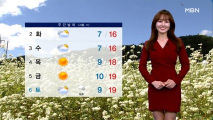 [종합뉴스 날씨] 깊어가는 가을…내일 공기질 나빠요.