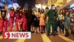 Squid Game costumes dominate Hong Kong Halloween