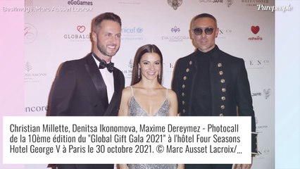 Eva Longoria à tomber en robe fendue, aux bras de Gims et Cyril Hanouna