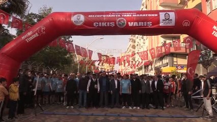"Uluslararası 1. Mezopotamya Yarı Maraton Koşusu" düzenlendi