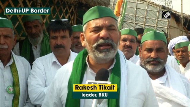 Administration trying to pull down protesting farmers’ tents: Rakesh Tikait