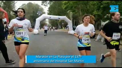 Maratón en La Plata por el 137º aniversario del Hospital San Martín
