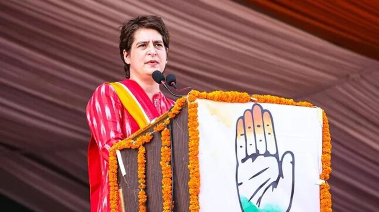 Watch: Priyanka Gandhi Vadra hits out at Yogi Adityanath