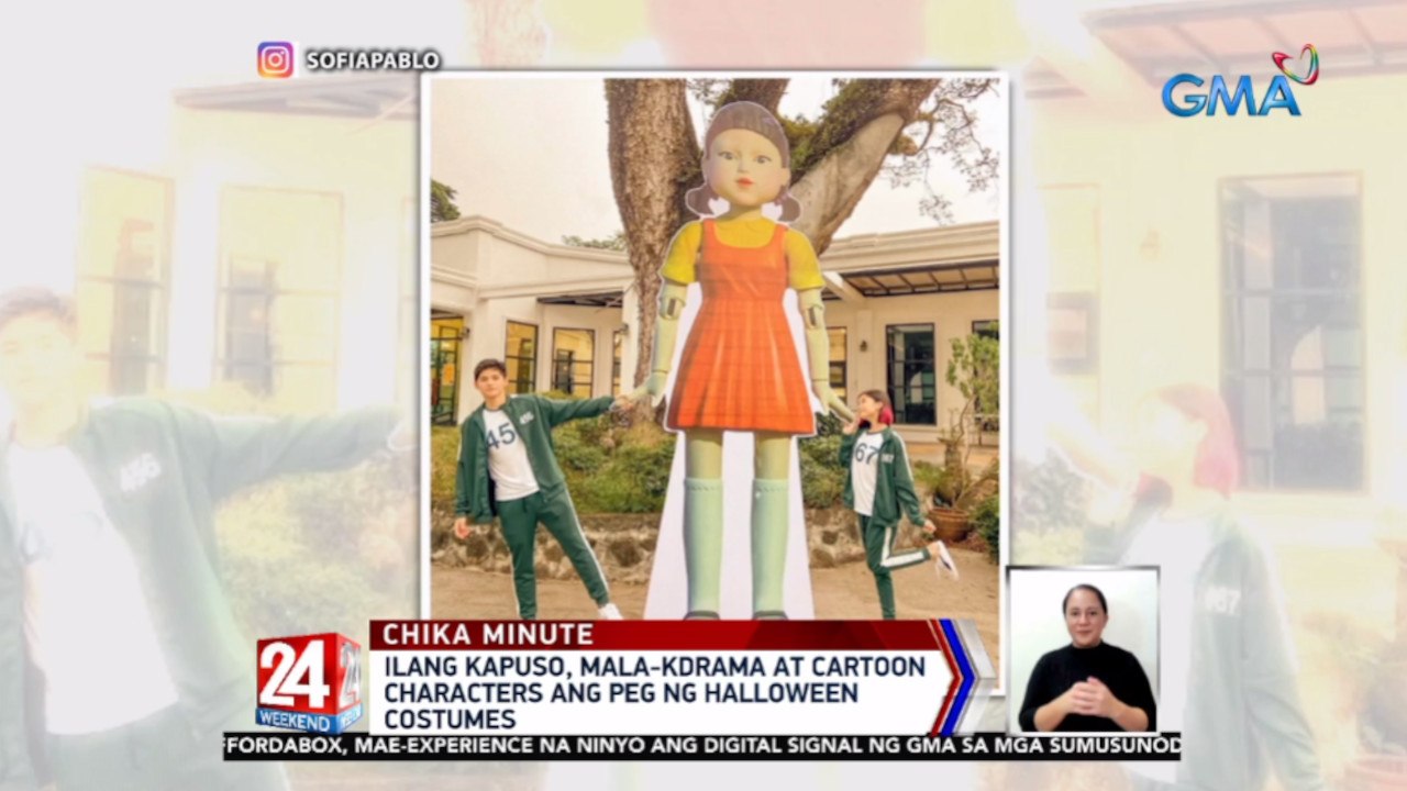 Ilang Kapuso, mala-kdrama at cartoon characters ang peg ng Halloween costumes | 24 Oras Weekend