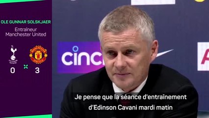 10e j. - Solskjaer : "Cavani ? Je n'avais jamais vu ça"