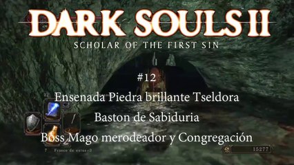 Dark Souls 2 #12 Ensenada Piedra brillante Tseldora - Boss y Baston de Sabiduria - canalrol 2021