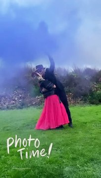 Mariage d'Aurélie de l'émission Pékin Express avec son compagnon Benjamin, célébré le 30 octobre 2021.