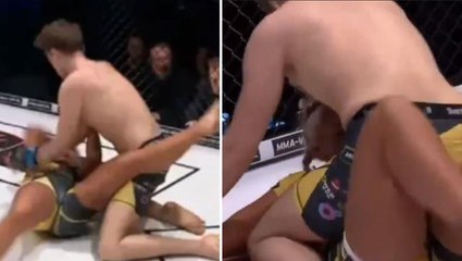 Kadın ve erkek sporcuyu dövüştürdüler! Ortaya çıkan görüntülere büyük tepki yağıyor