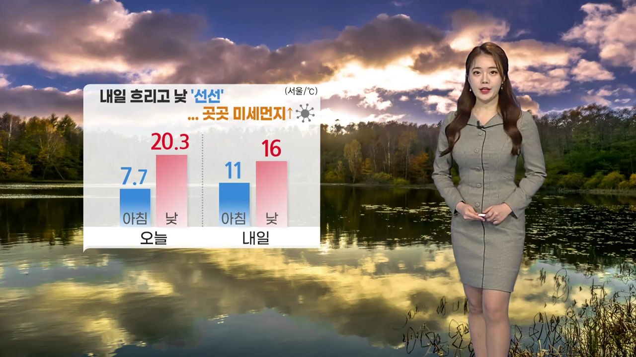 [날씨] 밤사이 중국발 스모그 유입...미세먼지 주의 / YTN
