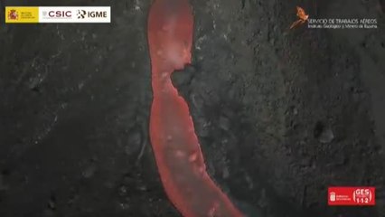 La colada número 3 se detiene muy cerca del mar