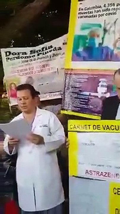 El vídeo que demuestra la manipulación en Colombia sobre muertes y efectos secundarios de la vacuna
