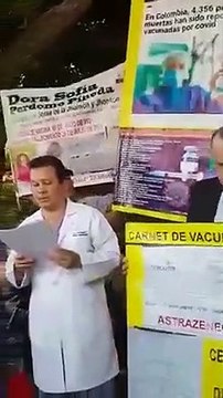 El vídeo que demuestra la manipulación en Colombia sobre muertes y efectos secundarios de la vacuna