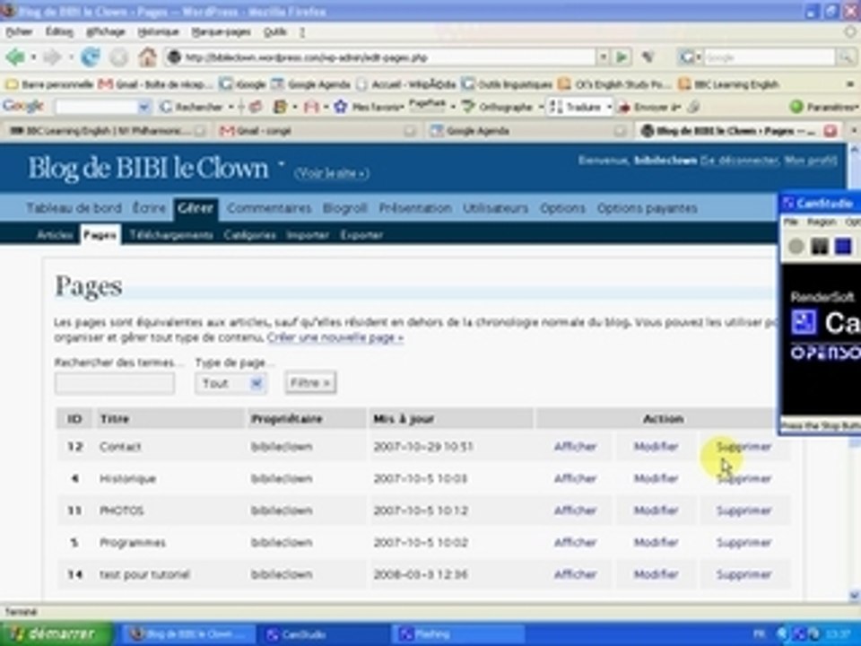 Tutoriel Wordpress  Ajout d'un lien