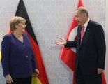 Cumhurbaşkanı Erdoğan, Almanya Başbakanı Merkel ile görüştü