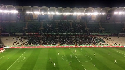 Konyaspor taraftarından İzmir Marşı