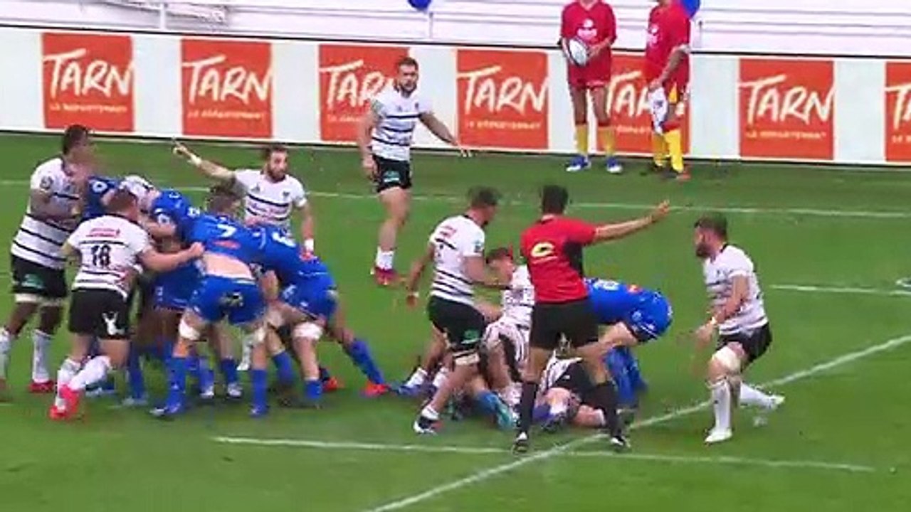 TOP 14 - Essai de Geoffrey PALIS (CO) - Castres Olympique - CA Brive - J09 - Saison 2021/2022