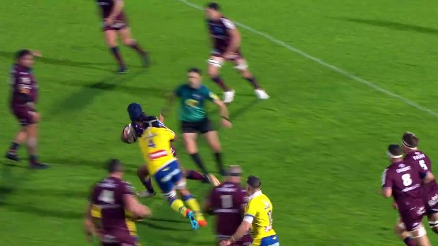 TOP 14 - Essai de Yann LESGOURGUES (UBB) - Union Bordeaux-Bègles - ASM Clermont - J09 - Saison 2021/2022