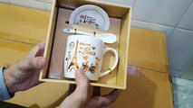 Unboxing and Review of Coffee mug Gift for Girlfriend, Boyfriend, Friends (Ceramic)