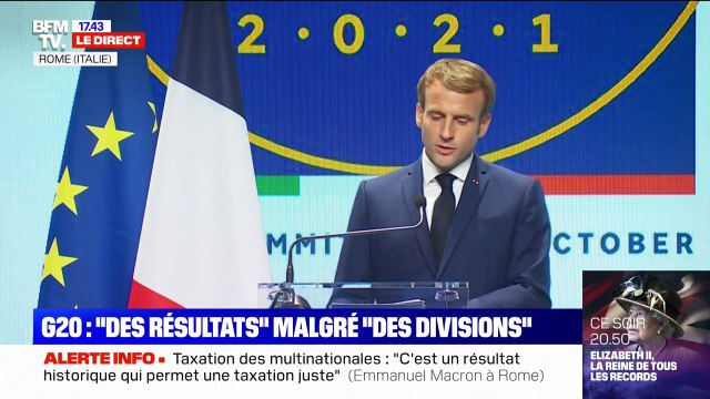 Pour Emmanuel Macron, la taxation des multinationales est un résultat historique qui permet une taxation juste