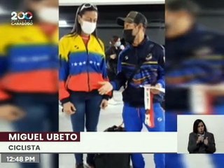 Entérate |  Ciclista Miguel Ubeto llega a Venezuela