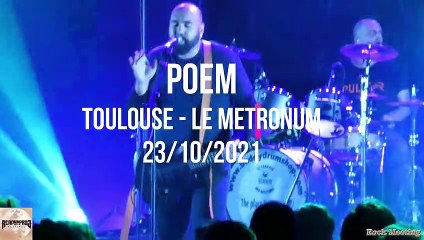POEM -  Weakness - Toulouse - Le Metronum READY for PROG Festival 23/10/2021