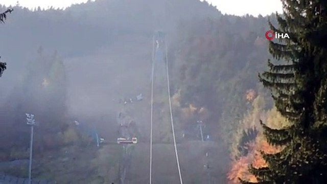 Teleferikte korkunç ölüm! 30 metreden yere çakıldı