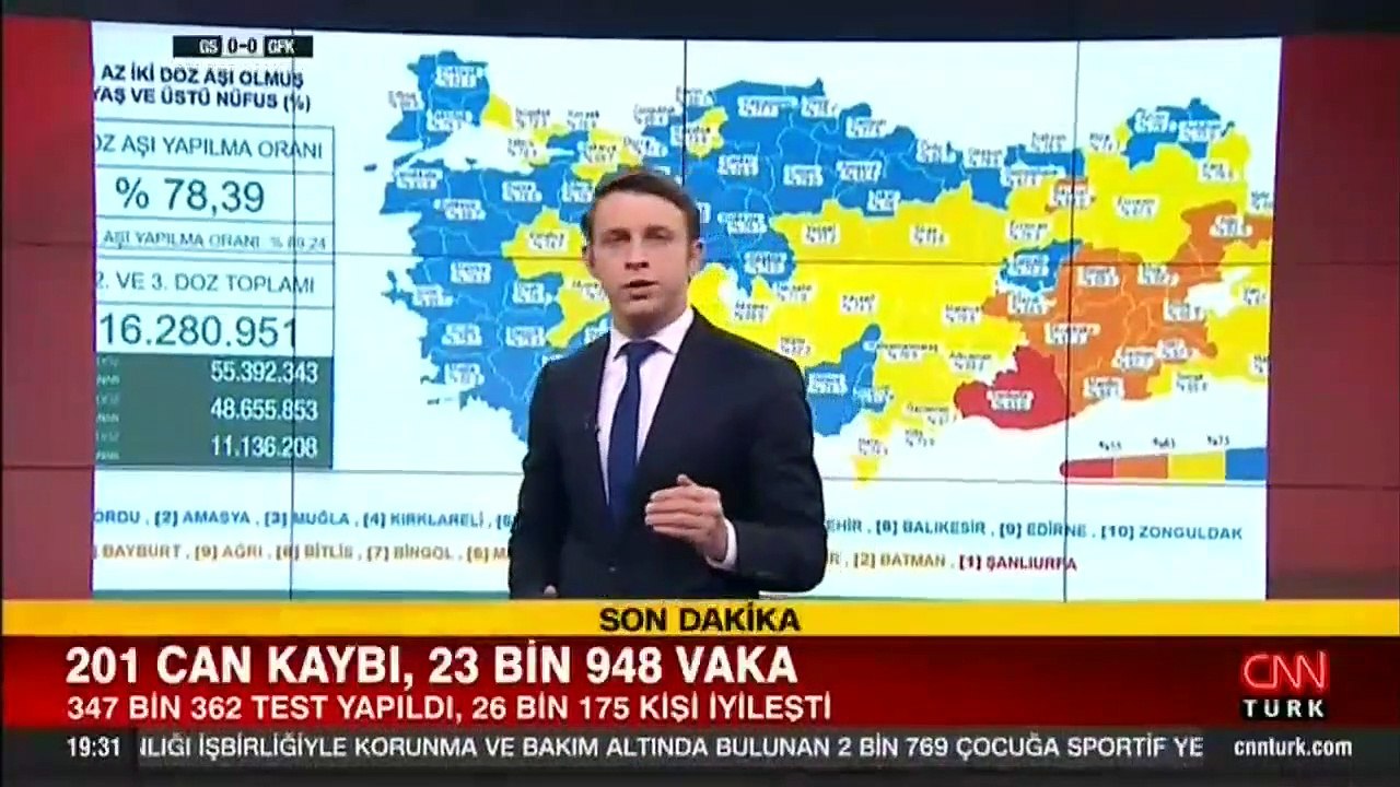SON DAKİKA HABERİ: 31 Ekim 2021 koronavirüs tablosu açıklandı! İşte Türkiye'de son durum
