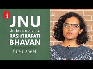 What happened when JNU students marched on Rashtrapati Bhavan