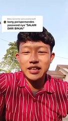 TIKTOK VIRAL ! SALAM DARI BINJAI ' BALAS KOMENTAR #3 '