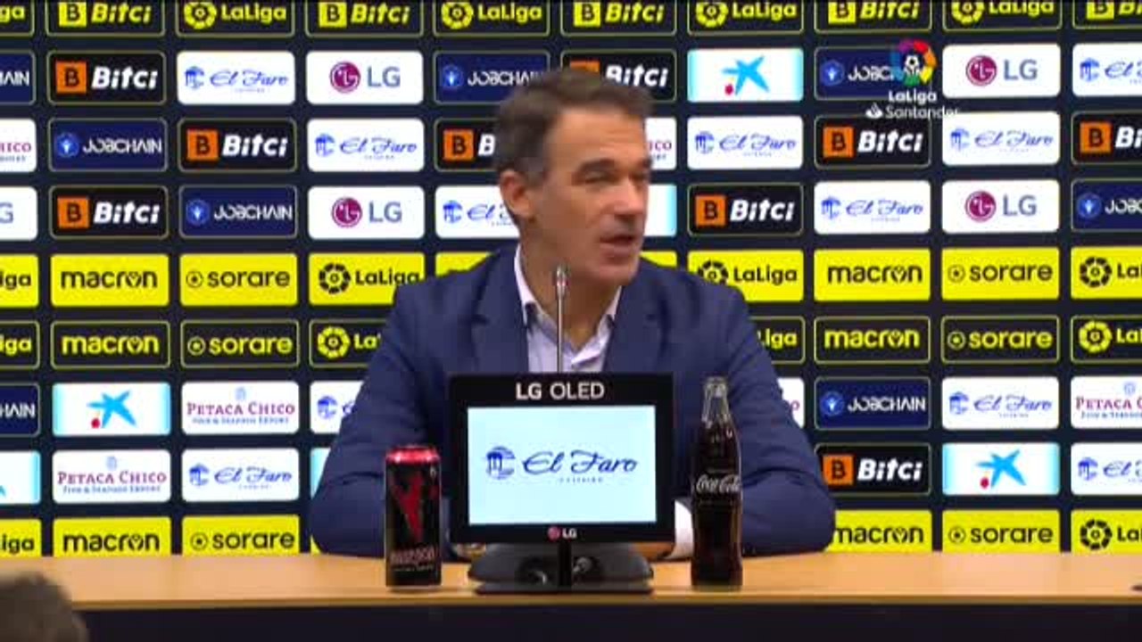Luis García Plaza tras el empate ante el Cádiz: "Lo que nos está pasando no tiene explicación"