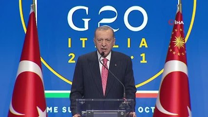 Son dakika haber! Cumhurbaşkanı Erdoğan: "ABD'nin Suriye'deki terör örgütlerine yönelik desteğine yönelik üzüntümüzü dile getirdik""Göç krizinin hem insani güvenlik...