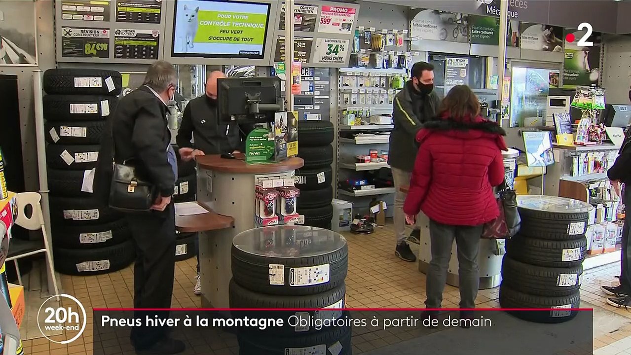 Montagne : les automobilistes devront obligatoirement équiper leur véhicule de pneus hiver