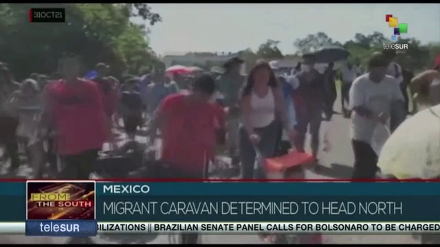 FTS 16:30 31-10: Mexican authorities offer assistace to migrant caravan