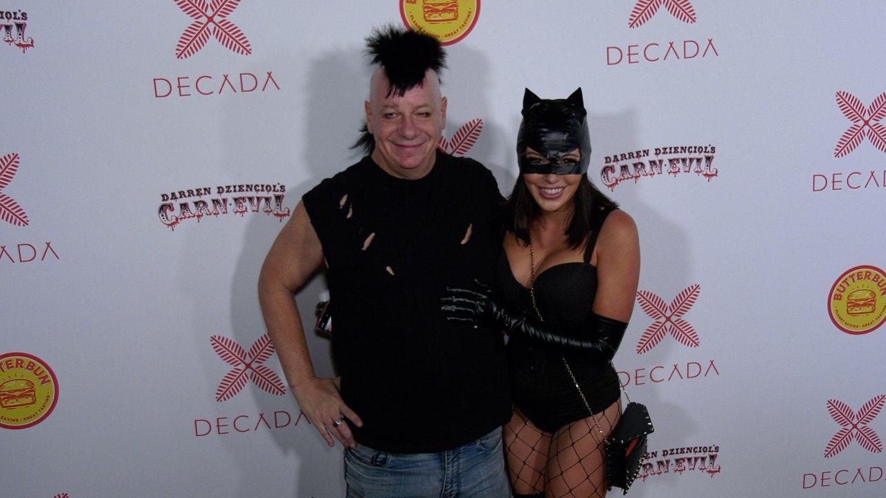 Jeffrey Ross, Madison Sinclair "Darren Dzienciol's CARN*EVIL Halloween Party" Red Carpet