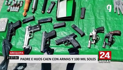 Panamericana Sur: intervienen a familia entera que viajaba con armas de fuego