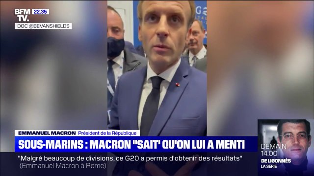 Sous-marins: Macron sait qu'on lui a menti