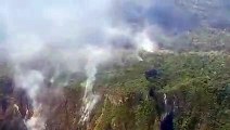 Incendio en la reserva Pilón Lajas