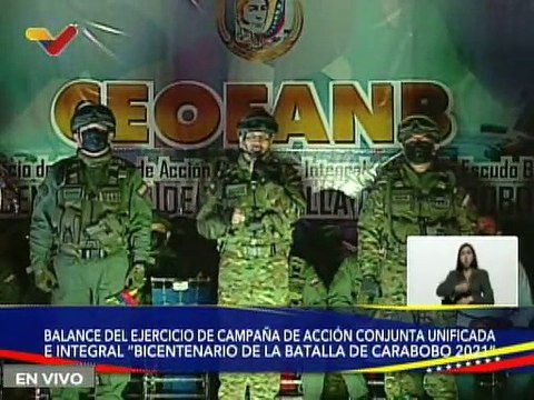 CEOFANB avanza con Campaña de Acción Conjunta Bicentenario de la Batalla de Carabobo 2021