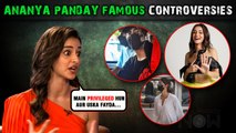 Ananya's Involvement In Drug Case, FAKE Degree, Nepotism, Trolled For Filmfare | All Controversies