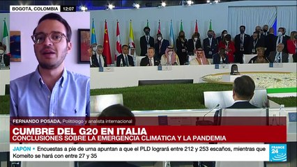 Fernando Posada: "Es muy difícil traducir a hechos concretos los anuncios del G20"