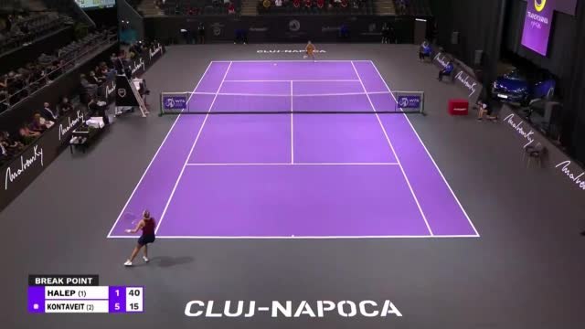 Cluj 2 - Kontaveit balaie Halep en finale devant son public