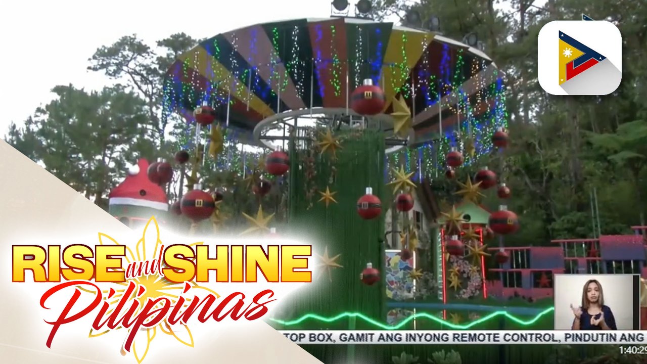 Makulay na Christmas village sa lungsod ng Baguio, binuksan na